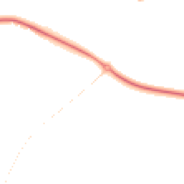 Night-time road noise heatmap for CM1 3PR
