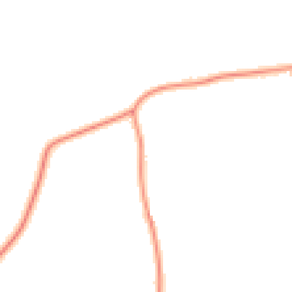 Daytime road noise heatmap for CM1 3QS