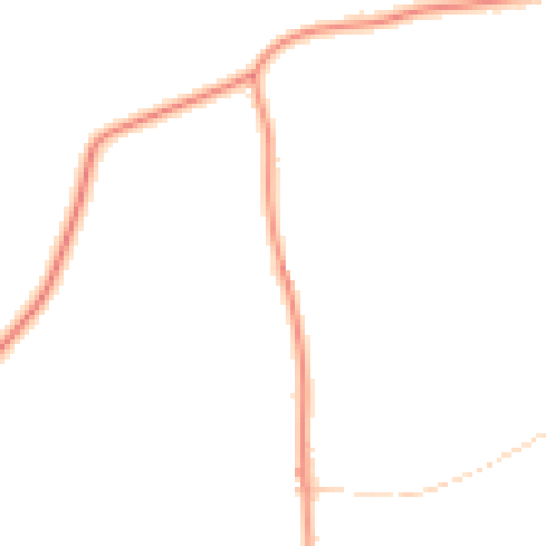 Daytime road noise heatmap for CM1 3QT