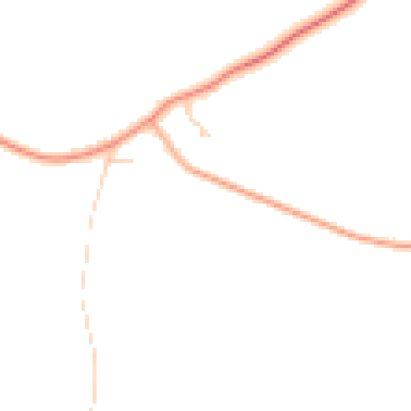 Daytime road noise heatmap for CM1 3RE