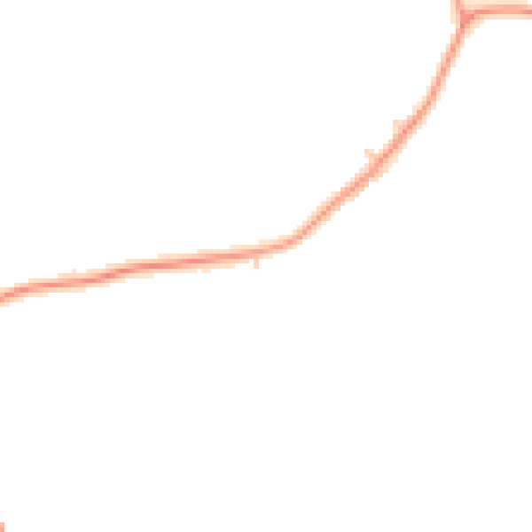 Daytime road noise heatmap for CM1 3RH