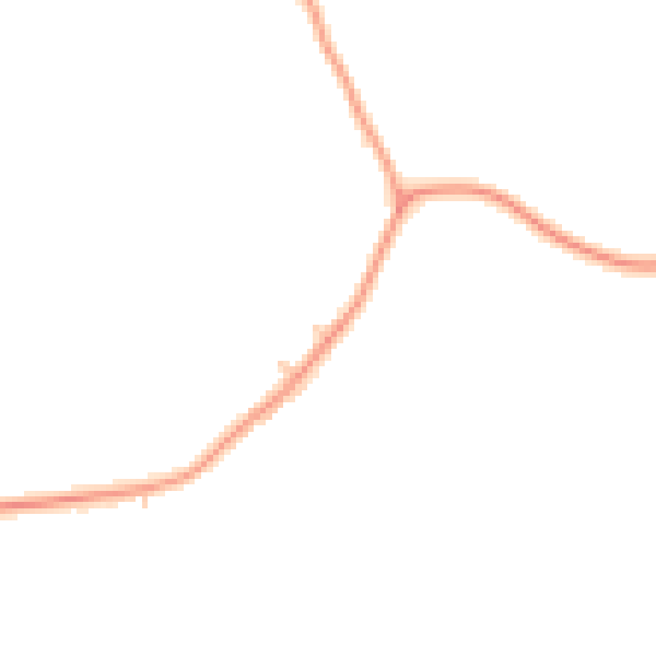 Daytime road noise heatmap for CM1 3RQ