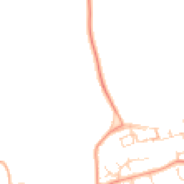 Daytime road noise heatmap for CM1 4GR