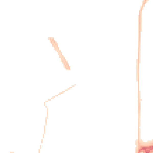 Night-time road noise heatmap for CM1 4JD