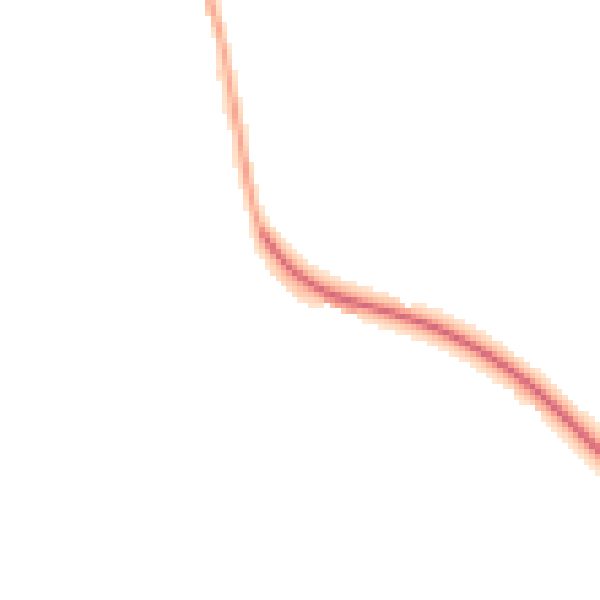 Night-time road noise heatmap for CM1 4LS