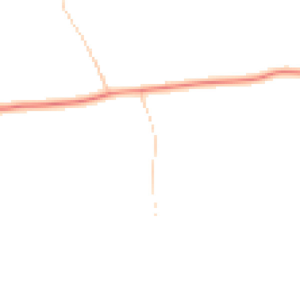 Daytime road noise heatmap for CM1 4NH