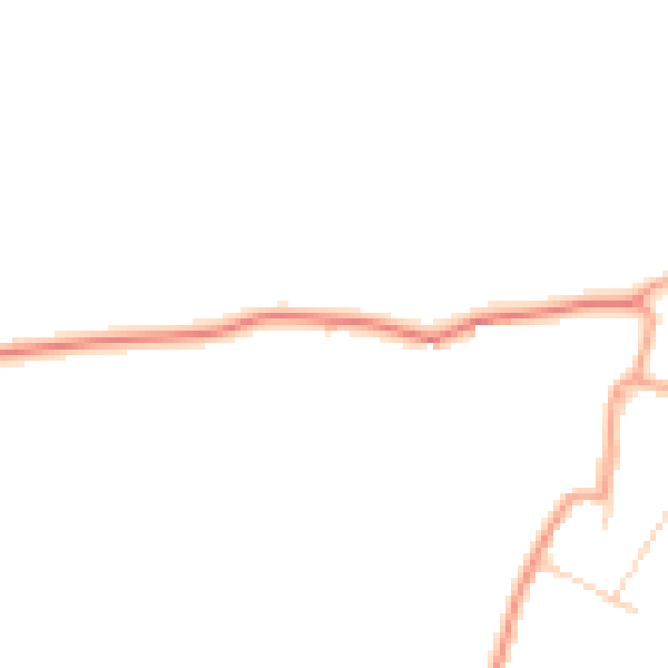 Daytime road noise heatmap for CM1 4NL