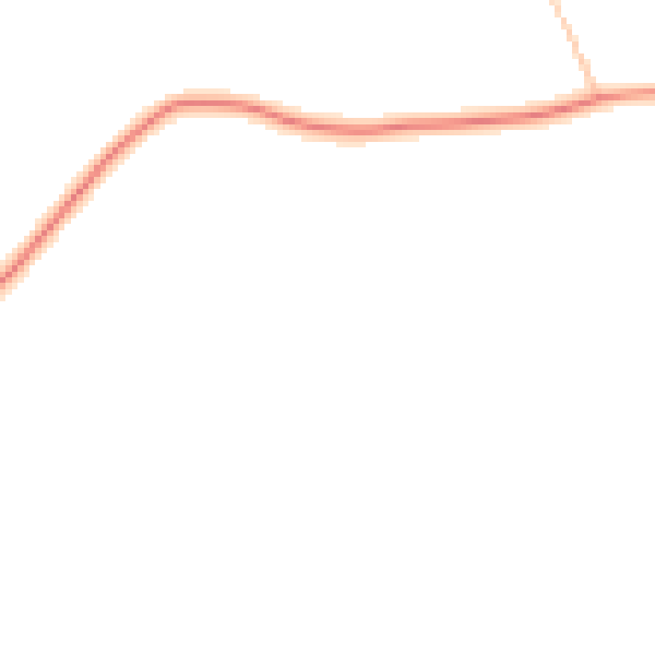 Daytime road noise heatmap for CM1 4NN
