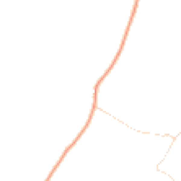 Daytime road noise heatmap for CM1 4NR