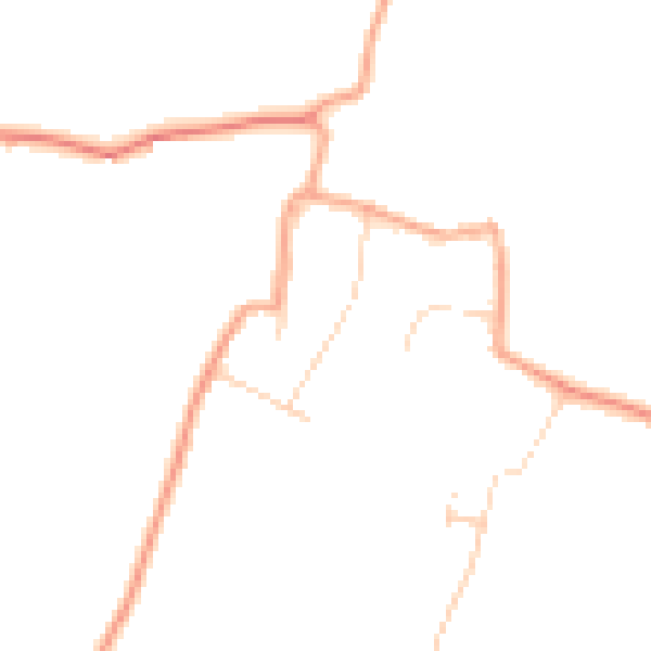 Daytime road noise heatmap for CM1 4NX