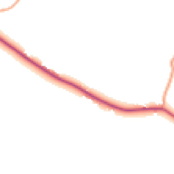 Daytime road noise heatmap for CM1 4PU