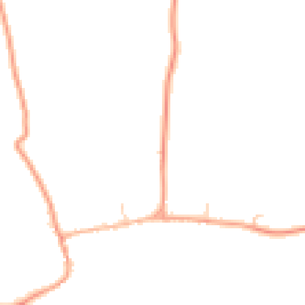 Daytime road noise heatmap for CM1 4QZ