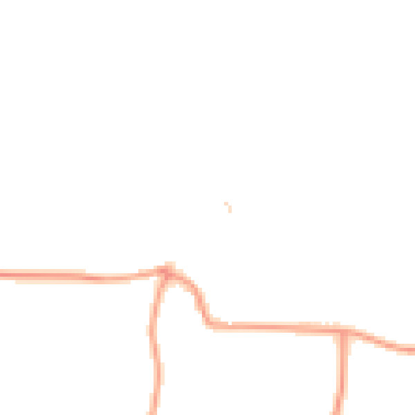 Daytime road noise heatmap for CM1 4RN