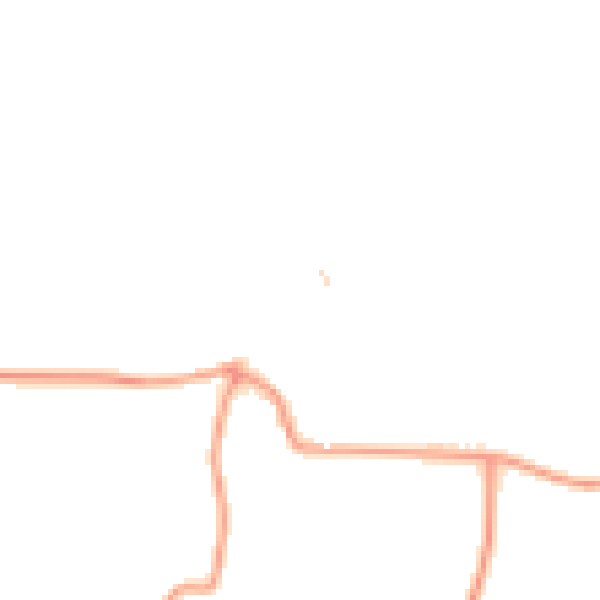 Daytime road noise heatmap for CM1 4RP
