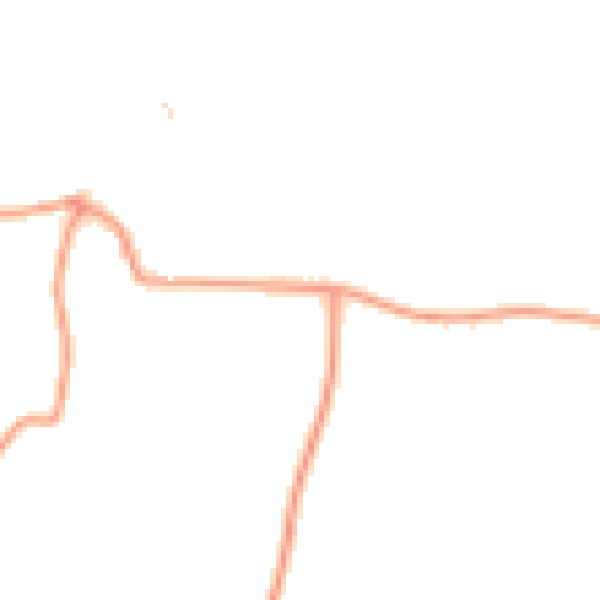 Daytime road noise heatmap for CM1 4RX