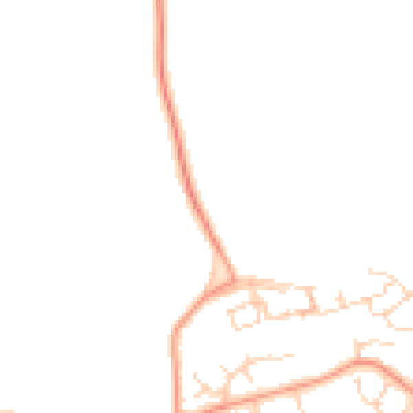 Daytime road noise heatmap for CM1 4ST
