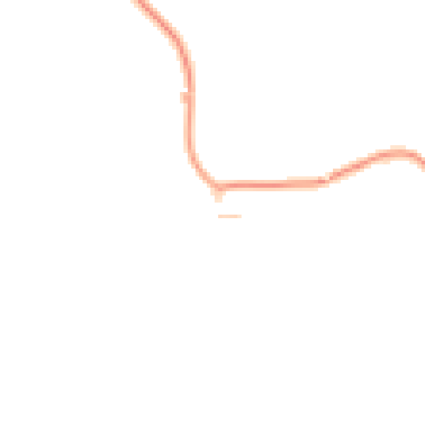 Daytime road noise heatmap for CM1 4TY