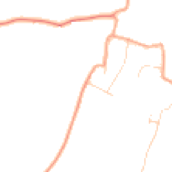 Daytime road noise heatmap for CM1 4YY