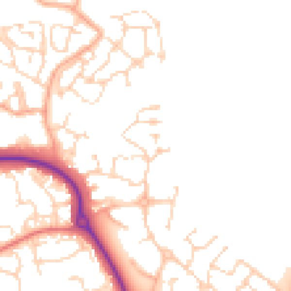 Daytime road noise heatmap for CM1 6AP