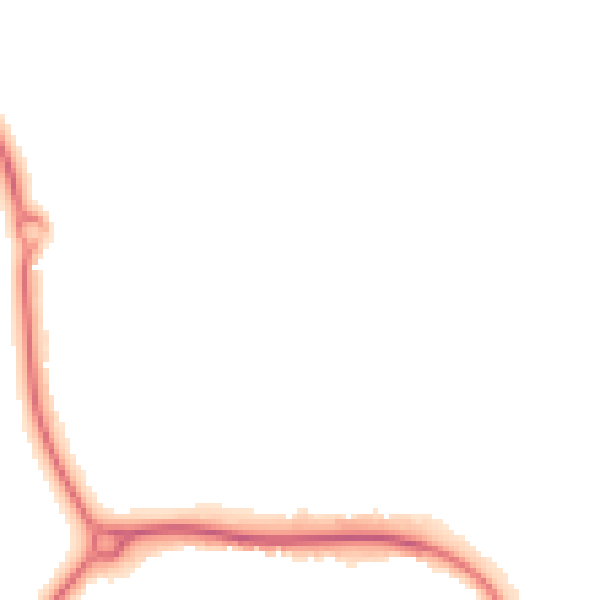 Night-time road noise heatmap for CM1 6BT