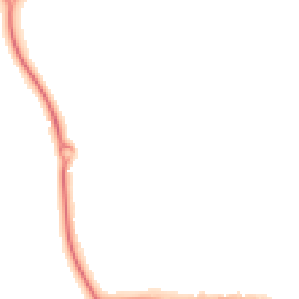 Night-time road noise heatmap for CM1 6BW