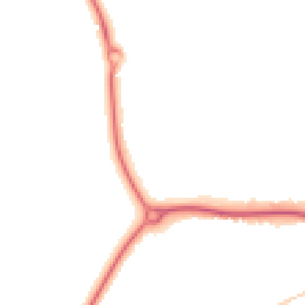 Night-time road noise heatmap for CM1 6DY