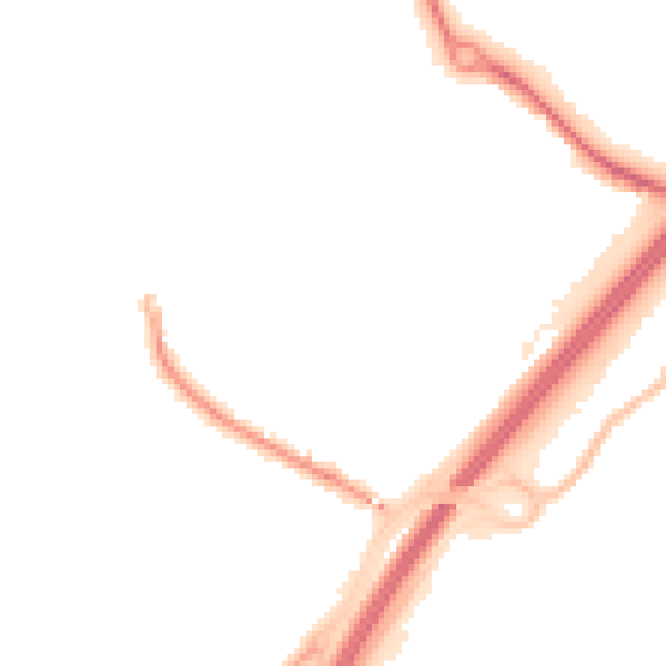 Night-time road noise heatmap for CM1 6QY