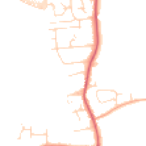 Daytime road noise heatmap for CM1 7BE