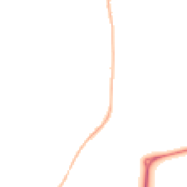 Night-time road noise heatmap for CM1 7DG