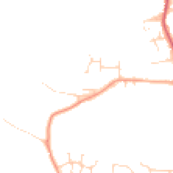 Daytime road noise heatmap for CM1 7DY
