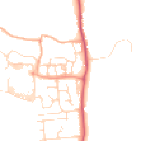 Daytime road noise heatmap for CM1 7FT