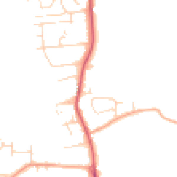 Daytime road noise heatmap for CM1 7HX