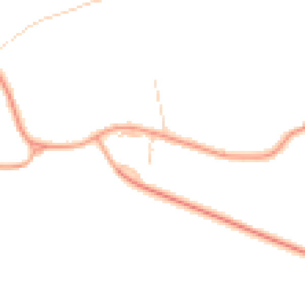 Daytime road noise heatmap for CM2 8FP