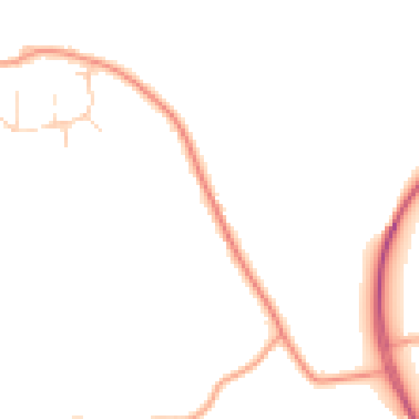 Daytime road noise heatmap for CM3 1AF