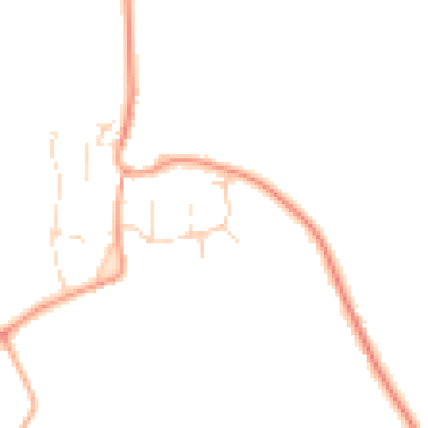 Daytime road noise heatmap for CM3 1AJ