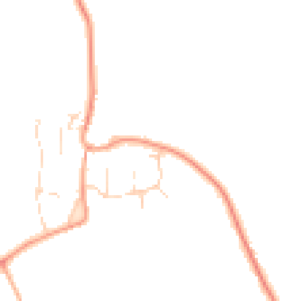 Daytime road noise heatmap for CM3 1AL