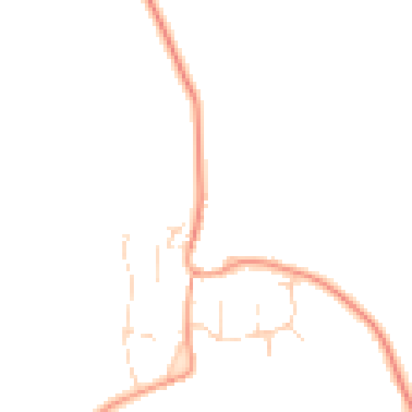 Daytime road noise heatmap for CM3 1AT