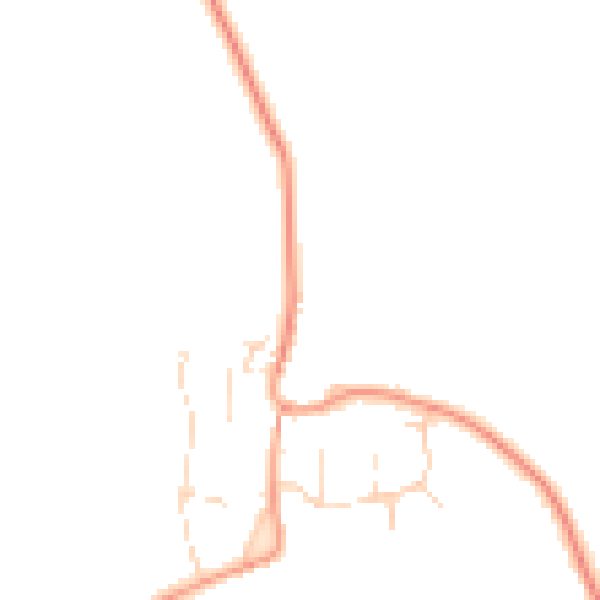 Daytime road noise heatmap for CM3 1AU