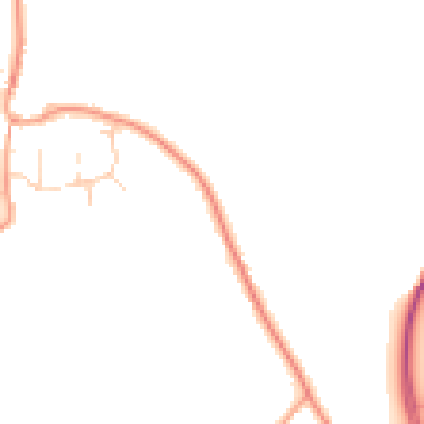Daytime road noise heatmap for CM3 1AW