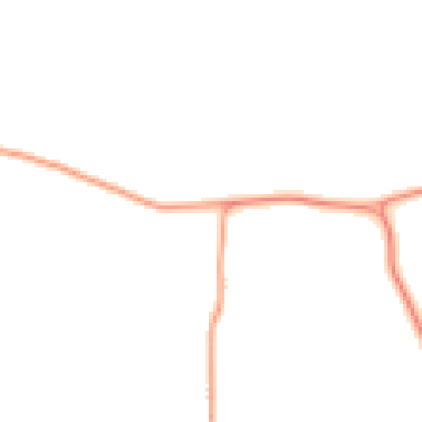 Daytime road noise heatmap for CM3 1AZ