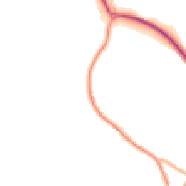 Daytime road noise heatmap for CM3 1BJ