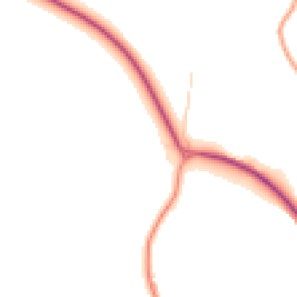 Daytime road noise heatmap for CM3 1BL