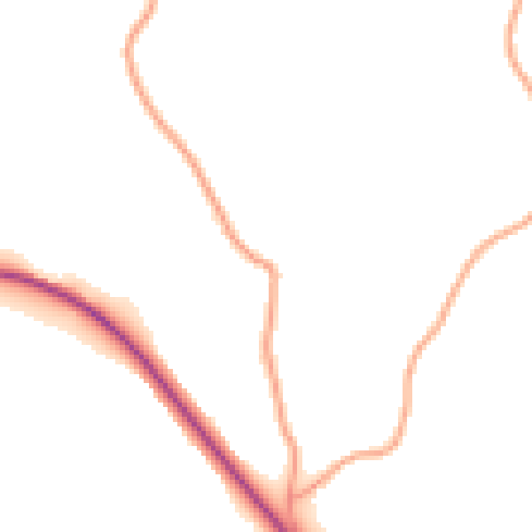 Daytime road noise heatmap for CM3 1BT