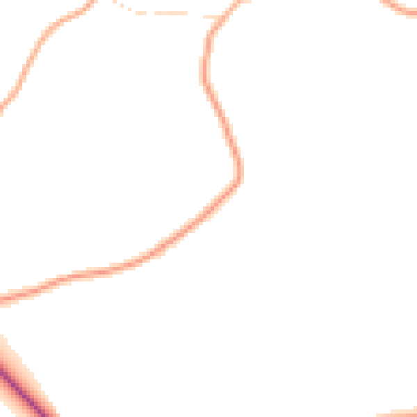 Daytime road noise heatmap for CM3 1BY
