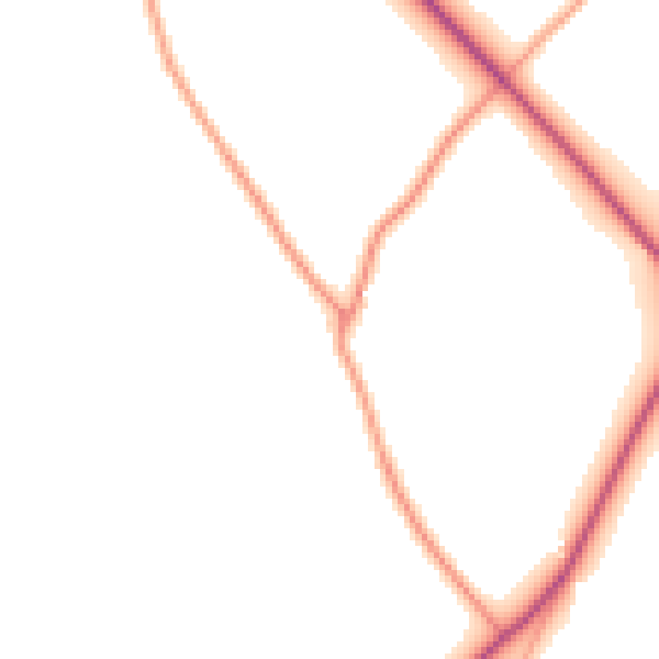 Daytime road noise heatmap for CM3 1BZ