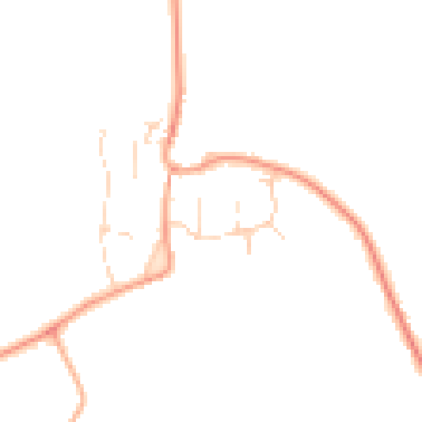 Daytime road noise heatmap for CM3 1DA