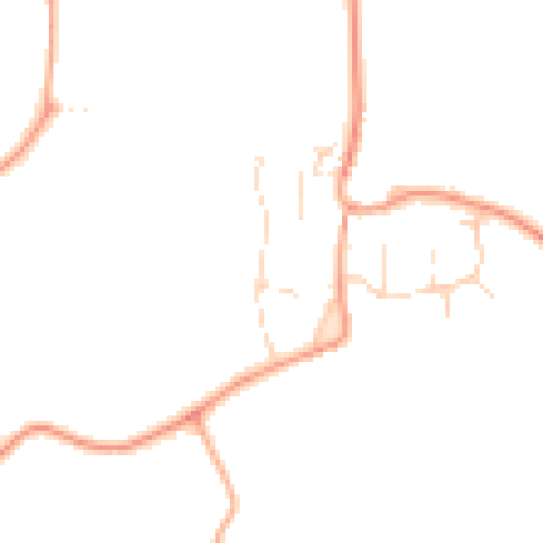 Daytime road noise heatmap for CM3 1DJ