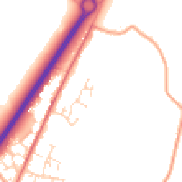 Daytime road noise heatmap for CM3 1FS