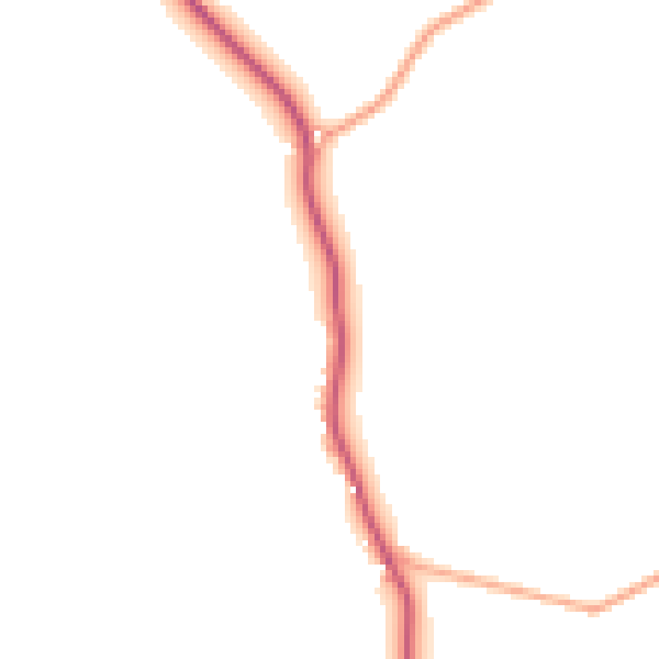 Daytime road noise heatmap for CM3 1JT