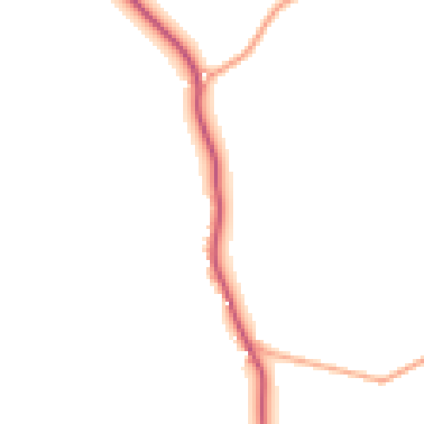 Daytime road noise heatmap for CM3 1JU